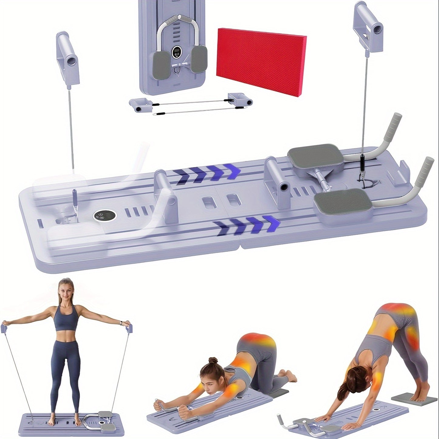Multi-Purpose Foldable Pilates Performer Board